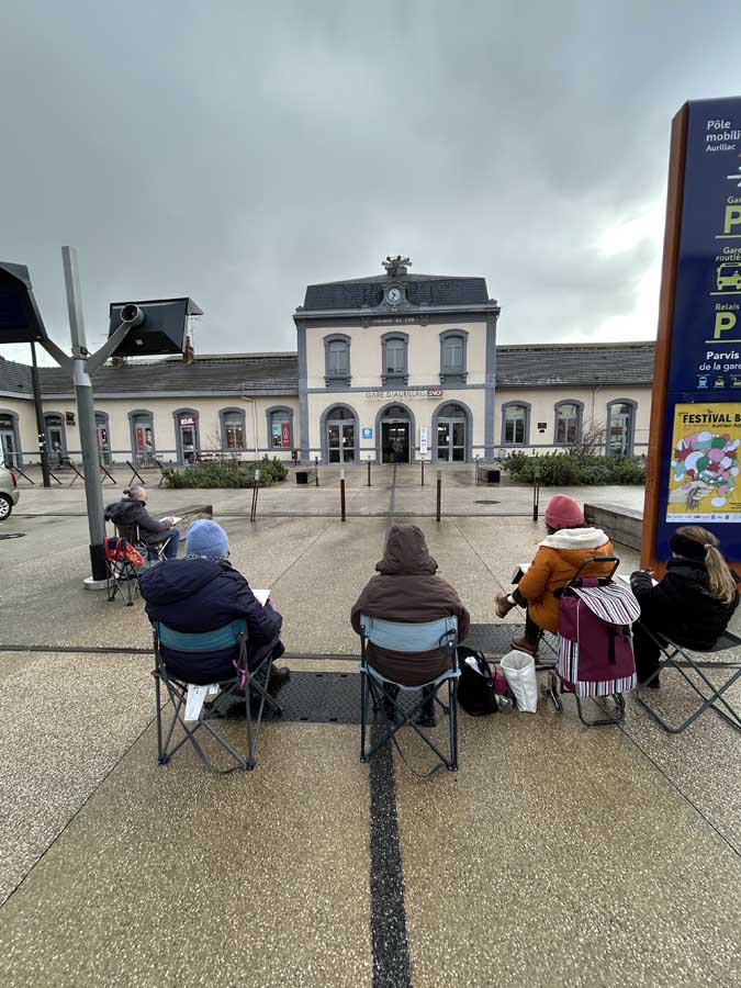 Croquis urbain gare Aurillac
