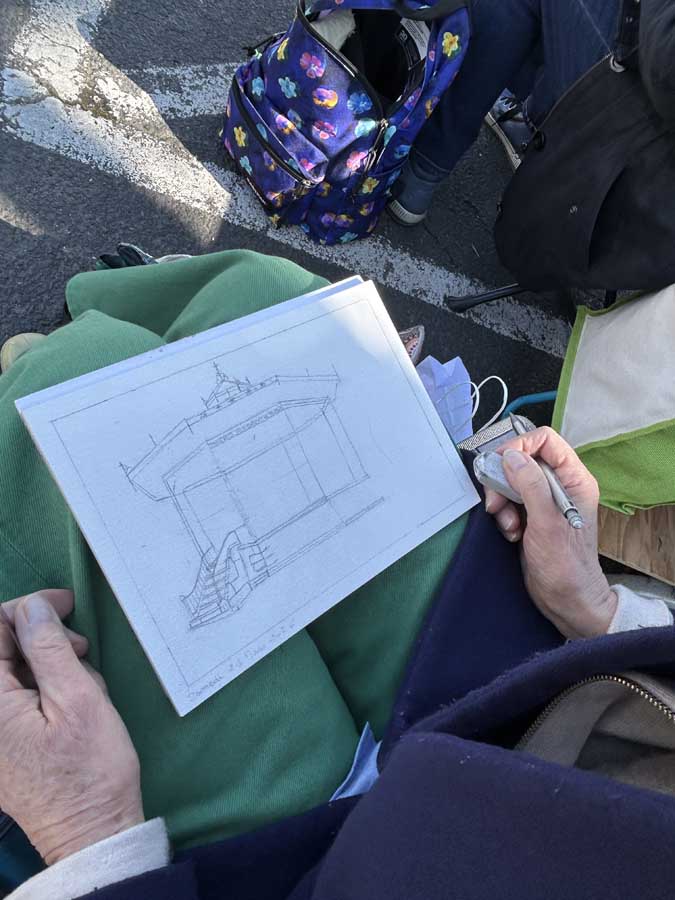 Croquis urbain Aurillac